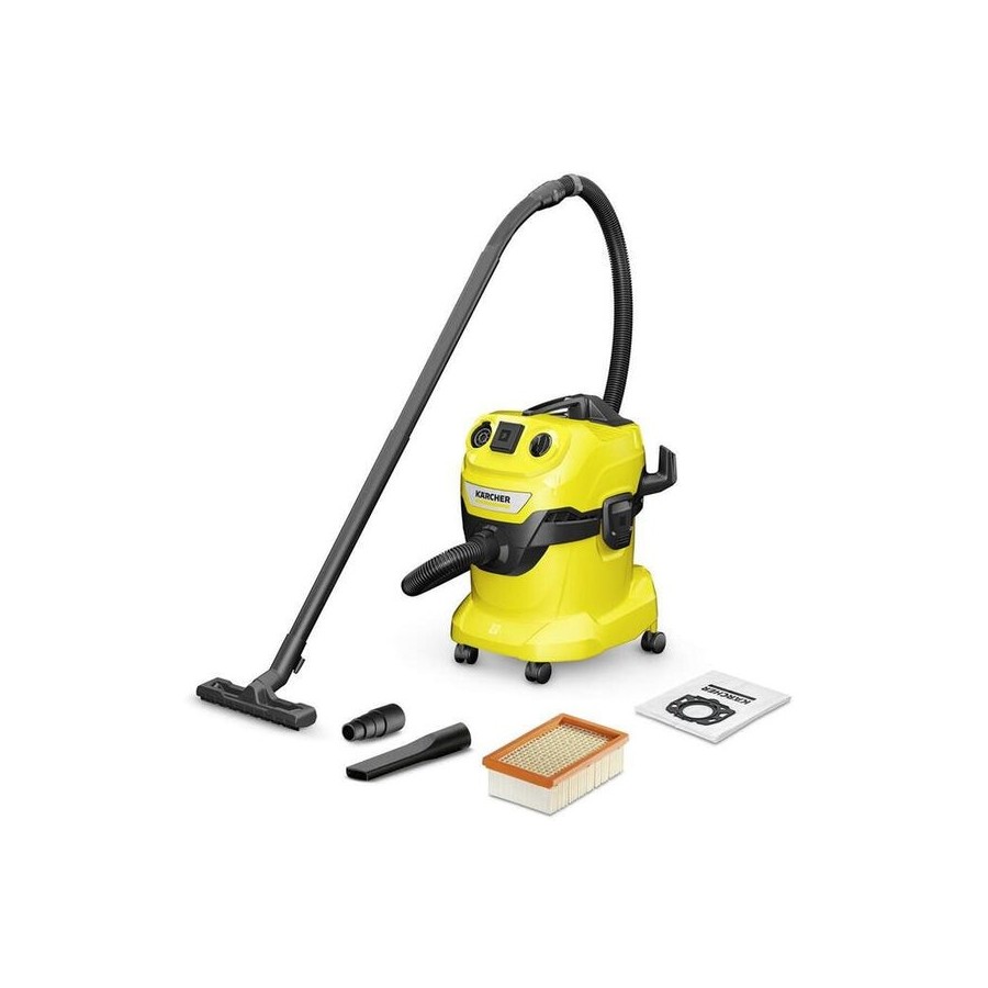 Aspiradora  kärcher wd 4 p v-20/5/22 black, yellow 20 l 1000 w