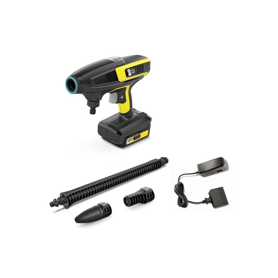 Hidrolimpiadora  kärcher khb 6 battery set compacto batería 200 l/h negro, amarillo
