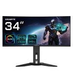 Monitor gaming gigabyte gs34wqc2 34" 3440x1440 va 2k