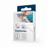 Gembird auricular de boton blanco mhp-ep-001-w