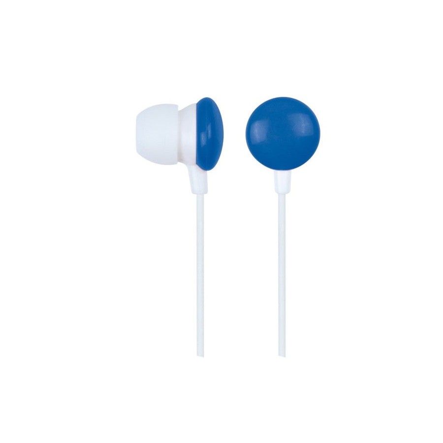 Gembird auricular de boton blanco y azul mhp-ep-001-b
