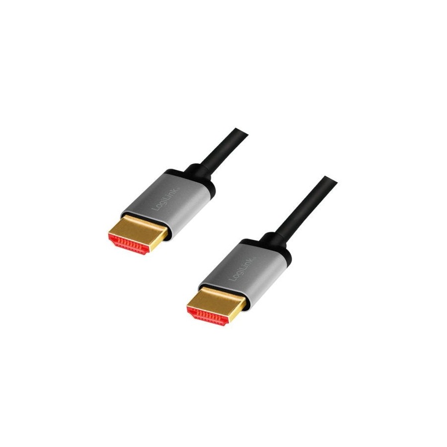 Cable logilink cha0105  hdmi 2 m hdmi tipo a (estándar) negro, gris
