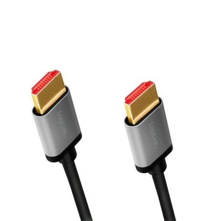 Cable logilink cha0105  hdmi 2 m hdmi tipo a (estándar) negro, gris