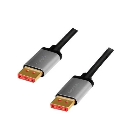 Cable logilink cda0105  displayport 2 m negro, gris