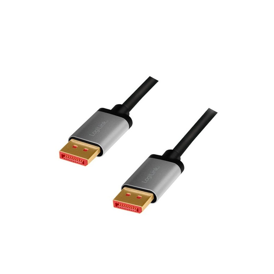 Cable logilink cda0105  displayport 2 m negro, gris