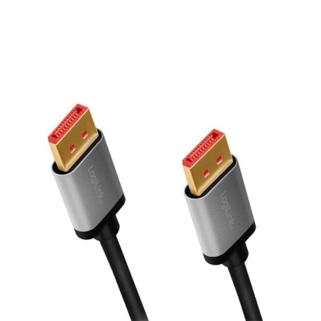 Cable logilink cda0105  displayport 2 m negro, gris