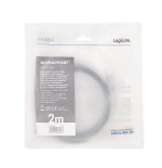 Cable logilink cda0105  displayport 2 m negro, gris