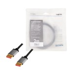 Cable logilink cda0105  displayport 2 m negro, gris
