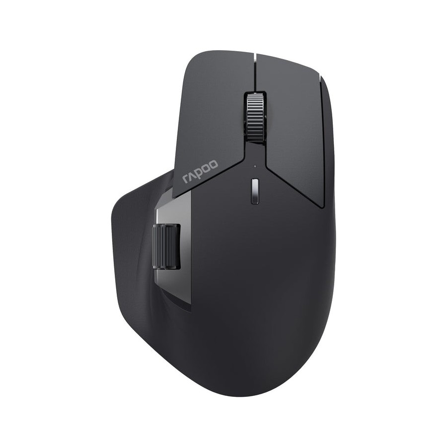Ratón  rapoo mt760l  mano derecha rf wireless + bluetooth óptico 3200 dpi