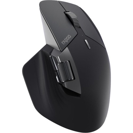 Ratón  rapoo mt760l  mano derecha rf wireless + bluetooth óptico 3200 dpi