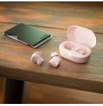 Auriculares bluetooth philips tat1209 con estuche de carga autonomía 6h rosas