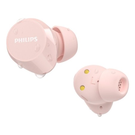 Auriculares bluetooth philips tat1209 con estuche de carga autonomía 6h rosas