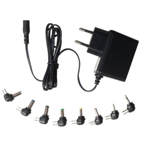 Cargador de ca cc fonestar ad-520f 10w 8 conectores voltaje 5v