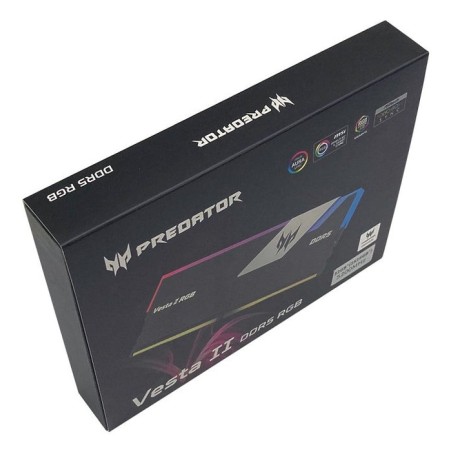Memoria acer ddr5  vesta2-32gb-6000-1r8-v8 cl32 rgb negr