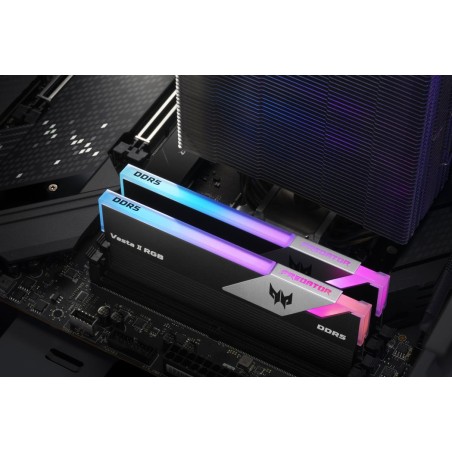 Memoria acer ddr5  vesta2-32gb-6000-1r8-v8 cl32 rgb negr