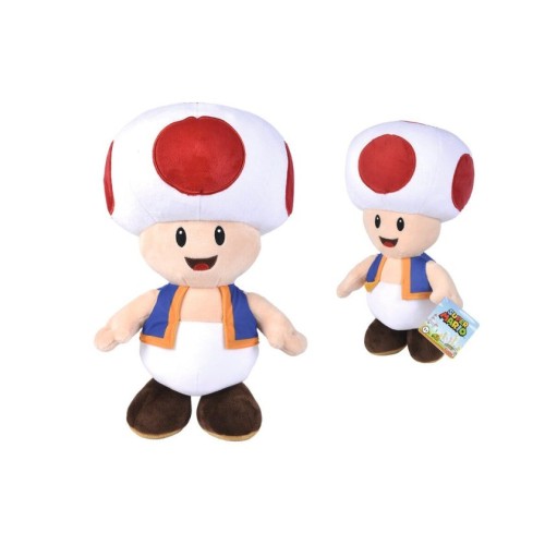 Peluche toad super mario bros 40cm