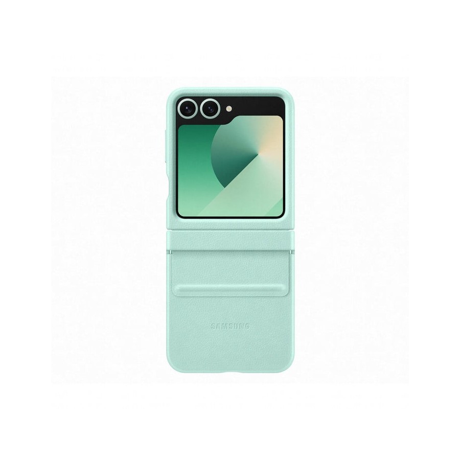 Funda samsung para galaxy z flip6 de ecopiel verde menta flip 6
