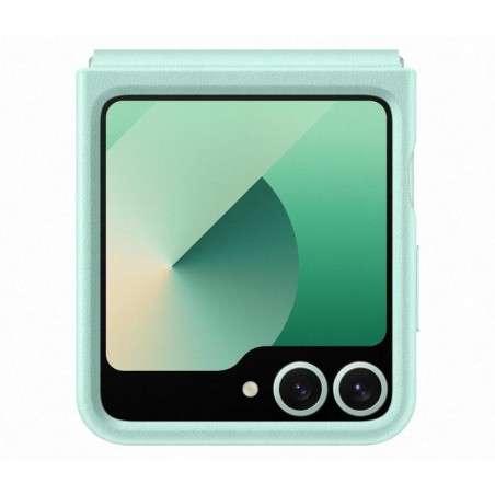 Funda samsung para galaxy z flip6 de ecopiel verde menta flip 6