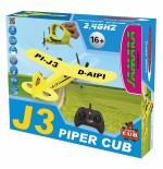 Jamara piper j3-cub modelo controlado por radio avión motor eléctrico