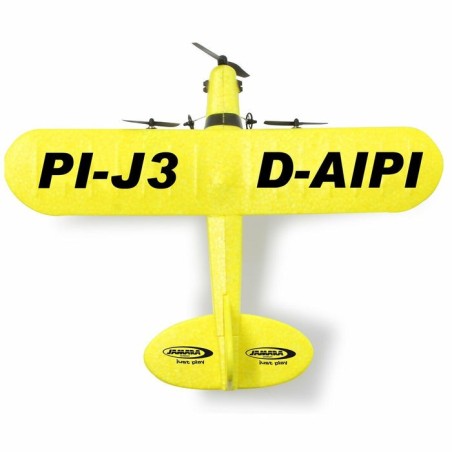 Jamara piper j3-cub modelo controlado por radio avión motor eléctrico