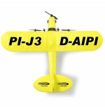 Jamara piper j3-cub modelo controlado por radio avión motor eléctrico