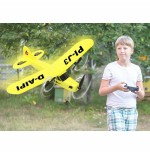Jamara piper j3-cub modelo controlado por radio avión motor eléctrico