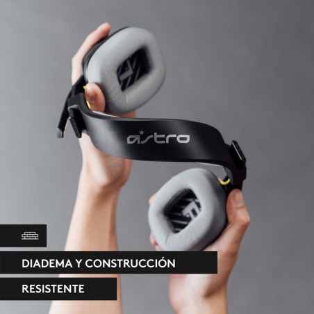 Auricular astro gaming a10 gen 2  tamaño completo cableado conector de 3 5 mm negro