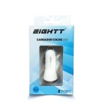 Eightt cargador coche usb 2 puertos 12w