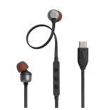 Auriculares  jbl tune 310c black inear con cable