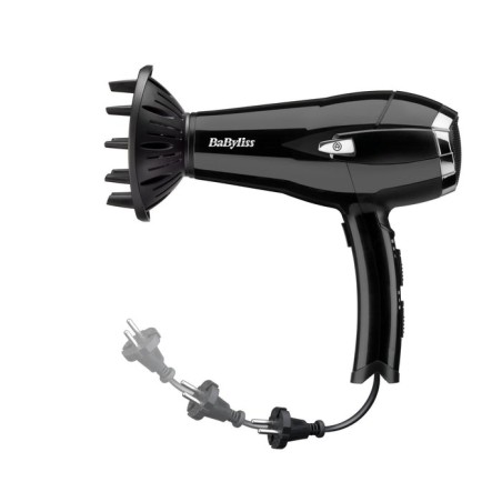 Secador babyliss d374de  2000 w negro