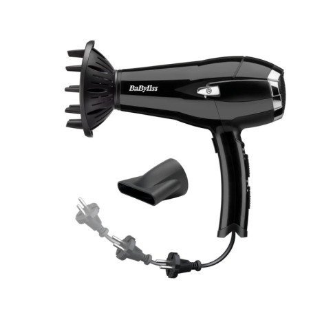 Secador babyliss d374de  2000 w negro