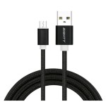 Eightt cable usb a micro usb 1m trenzado nylon negro