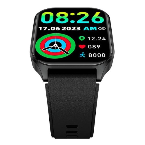 Cool smartwatch pantalla amoled curved silicona negro