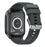 Cool smartwatch pantalla amoled curved silicona gris oscuro