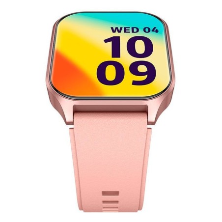 Cool smartwatch pantalla amoled curved silicona rosa