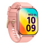 Cool smartwatch pantalla amoled curved silicona rosa