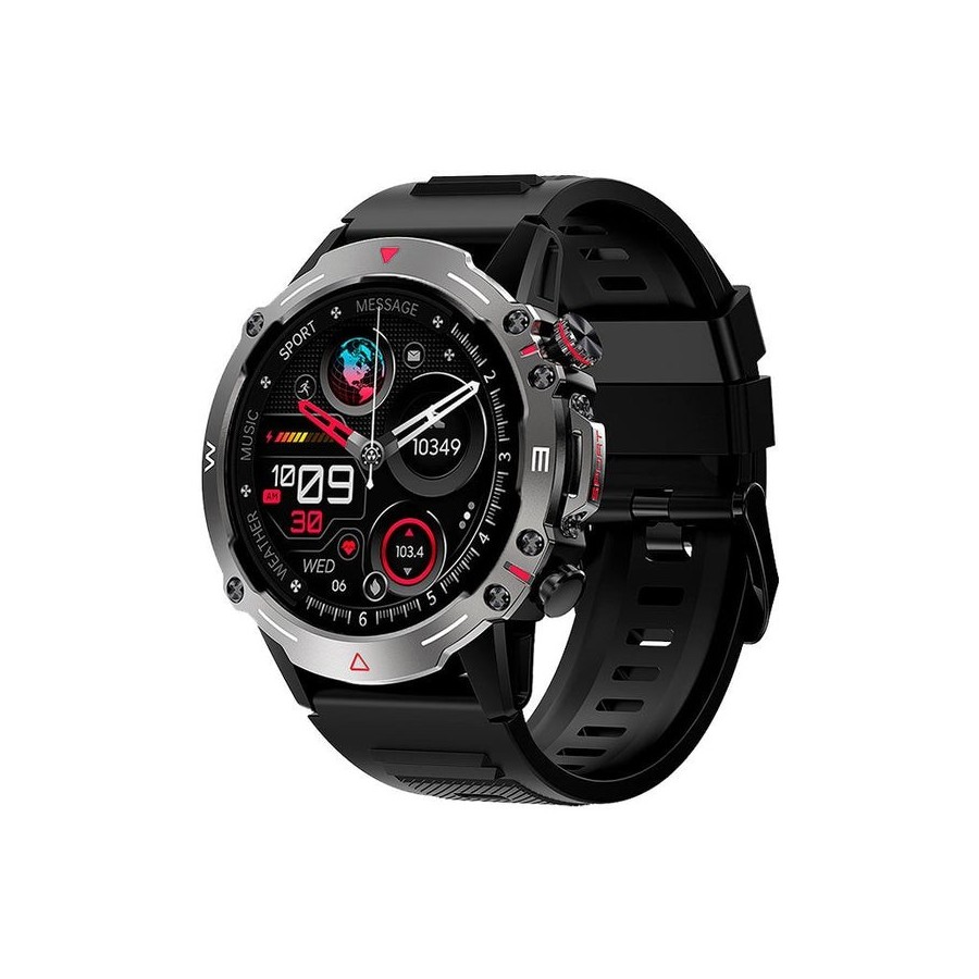 Cool smartwatch pantalla amoled adventure silicona negro