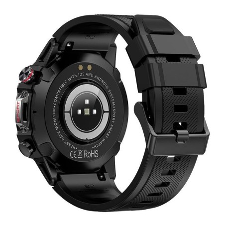 Cool smartwatch pantalla amoled adventure silicona negro