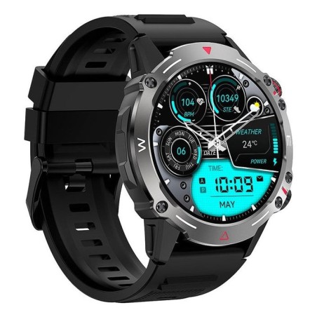 Cool smartwatch pantalla amoled adventure silicona negro