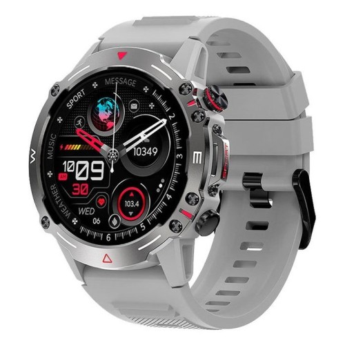 Cool smartwatch pantalla amoled adventure silicona gris