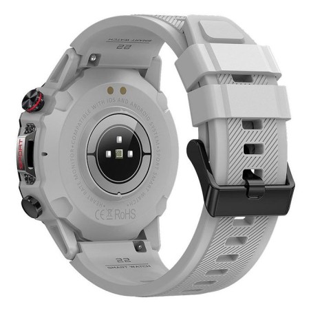 Cool smartwatch pantalla amoled adventure silicona gris