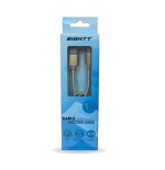 Eightt cable usb a micro usb 1m trenzado nylon oro