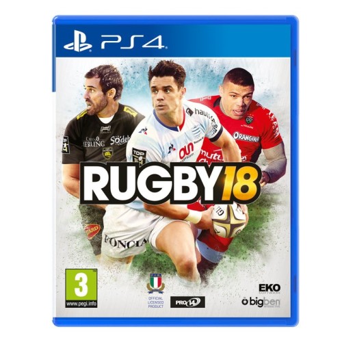 Videojuego rugby 18 spit dvd nacon ps4