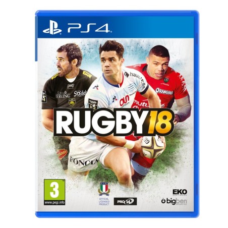 Videojuego rugby 18 spit dvd nacon ps4