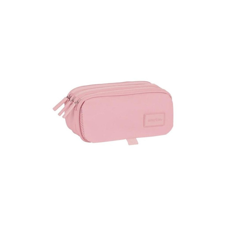 Portatodo triple big safta basic "rosa"