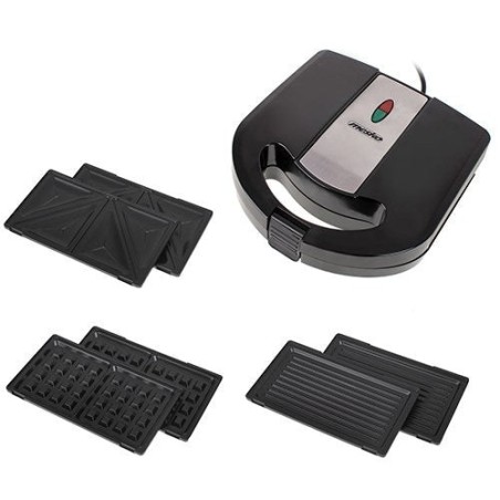 Sandwichera mesko ms 3045  1000 w negro