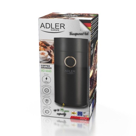 Molino de café adler ad 4446bg, negro