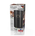 Molino de café adler ad 4446bg, negro