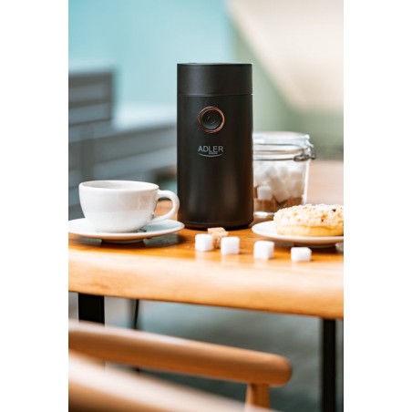 Molino de café adler ad 4446bg, negro