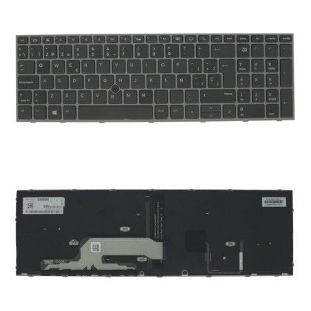 Teclado hp original reacondicionado español para portatil  zbook 15/17 g5 g6 1 año de garantia